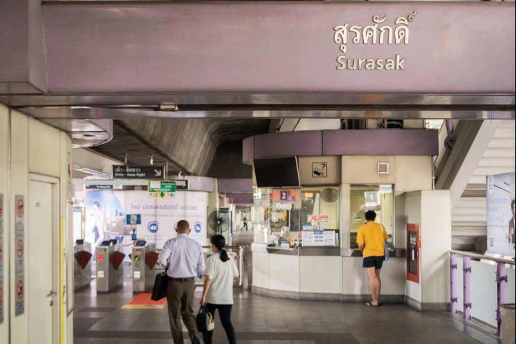 P1 Silom Pan Large Room Full Kitchen Wifi 4-6Pax กรุงเทพมหานคร ภายนอก รูปภาพ